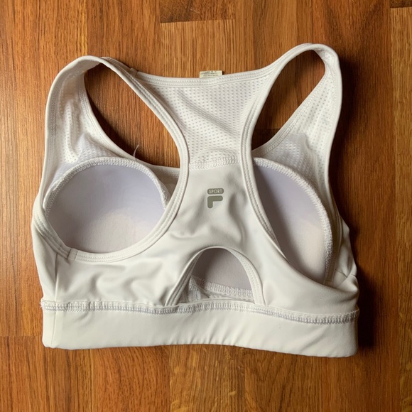 White Fila Sports Bra - Picture 2 of 2